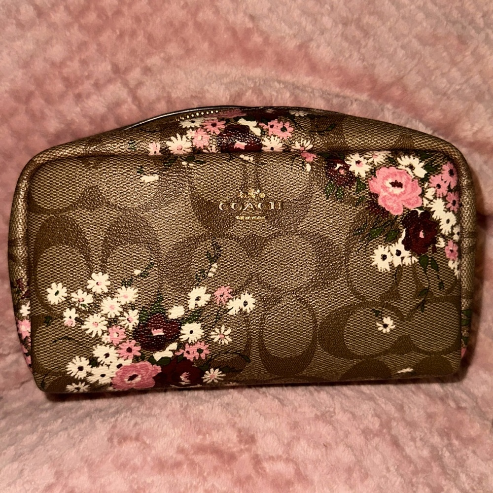 Coach Floral Small Pouch
